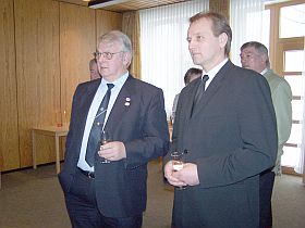 Bürgerempfang 2006 - Knud Hansen (links) mit Sohn
