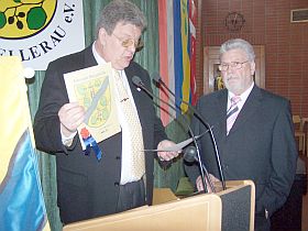 Bürgerempfang 2006 - Helmut Lange wird in die Bürgerrolle aufgenommen